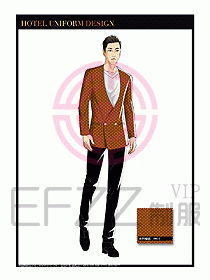 桑拿SPA咨客迎賓制服設計323