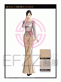 桑拿SPA咨客迎賓制服設(shè)計(jì)336