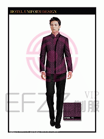 酒店西餐服務員制服設計927
