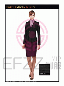 酒店西餐服務員制服設計924