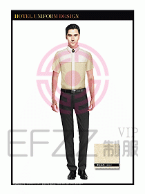 酒店西餐服務(wù)員制服設(shè)計945