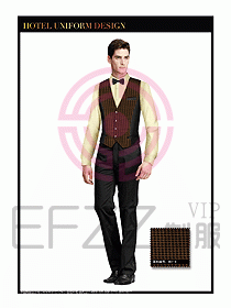 酒店西餐服務員制服設計950