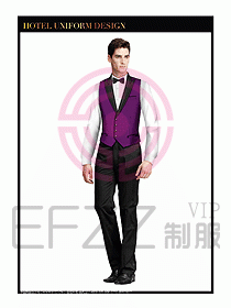 酒店西餐服務員制服設計957