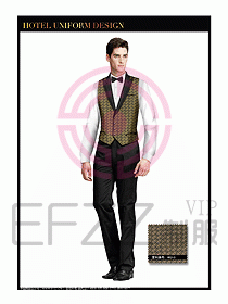 酒店西餐服務員制服設計956