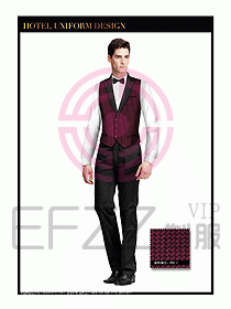 酒店西餐服務員制服設計958