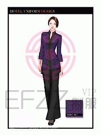 酒店西餐服務員制服設計972