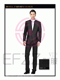 酒店西餐服務員制服設計976
