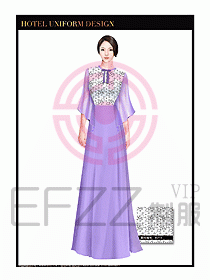 酒店制服西餐咨客服裝設計399