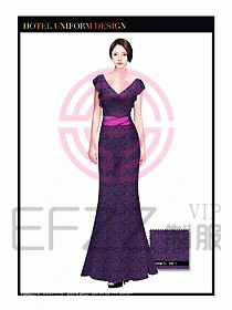 酒店制服西餐咨客服裝設計407