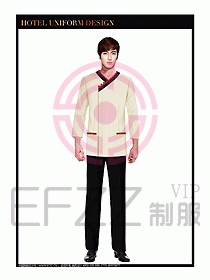 酒店制服客房服務員工衣設計392