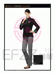 酒店制服客房服務員工衣設計400