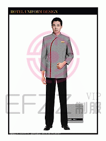 酒店制服客房服務員工衣設計406