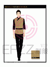酒店制服客房服務(wù)員工衣設(shè)計(jì)418