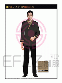 酒店制服客房服務員工衣設計423
