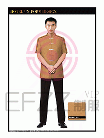 酒店制服客房服務員工衣設計431