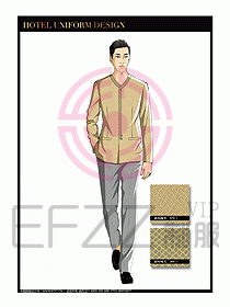 酒店制服客房服務員工衣設計438