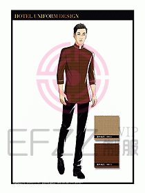 酒店制服客房服務(wù)員工衣設(shè)計445