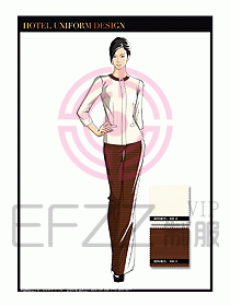 酒店制服客房服務(wù)員工衣設(shè)計449