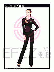 職業空姐裝制服設計圖499