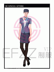 職業空姐裝制服設計圖519