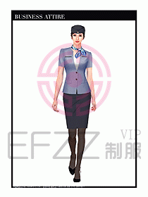 職業空姐裝制服設計圖516