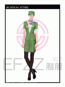 職業空姐裝制服設計圖520