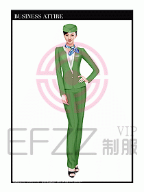職業(yè)空姐裝制服設(shè)計圖523
