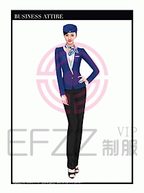 職業空姐裝制服設計圖521