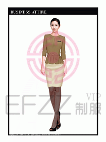 職業空姐裝制服設計圖530