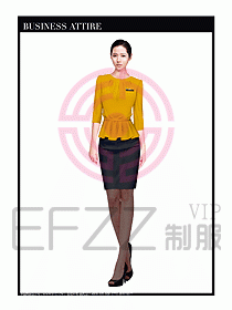 職業空姐裝制服設計圖531