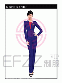 職業(yè)空姐裝制服設(shè)計圖535