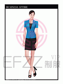 職業(yè)空姐裝制服設(shè)計(jì)圖542