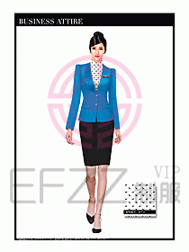職業空姐裝制服設計圖548