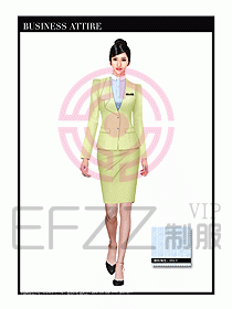 職業空姐裝制服設計圖550