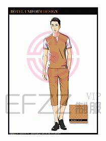 SPA水療會所服務(wù)員服裝設(shè)計366