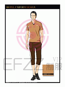 SPA水療會所服務員服裝設計373