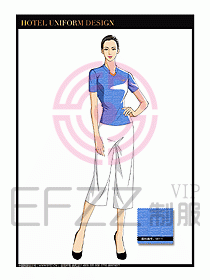 SPA水療會所服務員服裝設計372