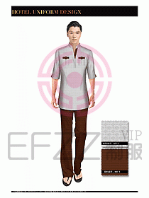 SPA水療會所服務員服裝設計377