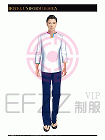SPA水療會所服務員服裝設計384