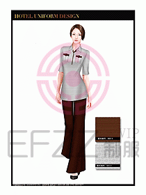 SPA水療會所服務(wù)員服裝設(shè)計381