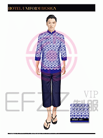 SPA水療會所服務員服裝設計386