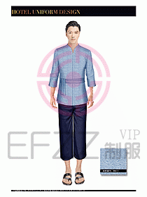 SPA水療會所服務員服裝設計393