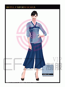 SPA按摩技師服制服設計圖993