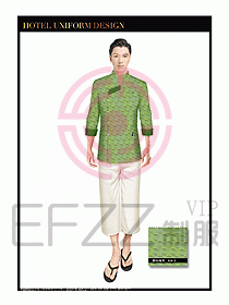 SPA按摩技師服制服設計圖996