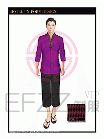 SPA按摩技師服制服設計圖1001