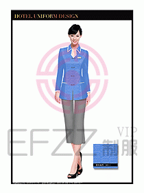 SPA按摩技師服制服設計圖1008