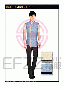 餐飲服務員茶藝師制服設計1485