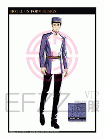 酒店門童保安行李生制服設計926