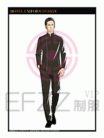 酒店門童保安行李生制服設計928