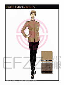 酒店門童保安行李生制服設計951